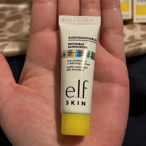 Bundle of 6 Travel Size ELFI Invisible Sunscreen and Blurring Primer - Picture 5 of 5